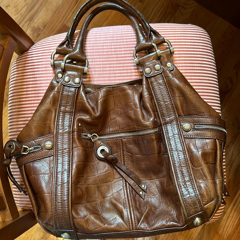 Makowski brown leather purse, gorgeous